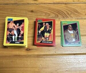 1991 WCW wrestling trading cards complete set by Impel